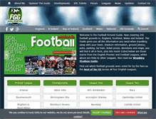 Tablet Screenshot of footballgroundguide.com